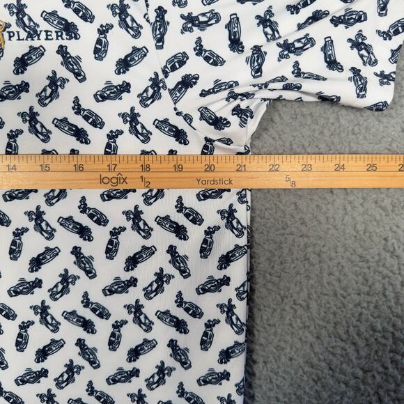 Bad Birdie The Players Men's Polo Golf Caddy By Day Short Sleeve Size Medium - Picture 5 of 9